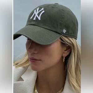 NY NEW YORK Baseball Cap Green